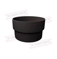 Муфта трубы соединительная ПВХ коричневая RR 32