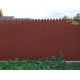 Профнастил фигурный С10 - 0,45 Окрас - Б, RAL 3009 оксидно-красный.