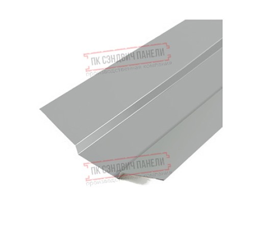 Планка ендовы верхняя 76х76х2000 Norman Ral9006-0.5