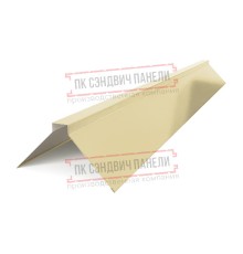Планка конька плоского 120х120х2000 ПЭ-1014-0.45