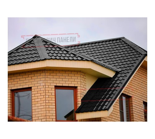 Планка примыкания верхняя 250х147х2000 PURMAN-9005-0.5