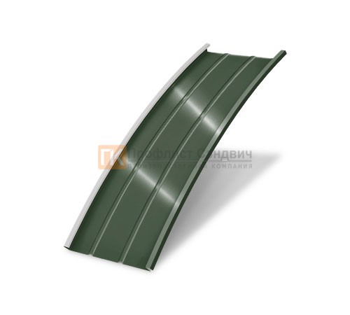 Продольно гнутый фальц профилированный 0,5 RAL 6020 Velur20