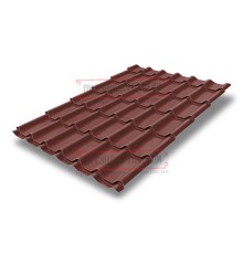 Металлочерепица Классик RAL3009 Satin-0,5