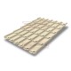 Металлочерепица классик плюс RAL1015 Satin-0.5