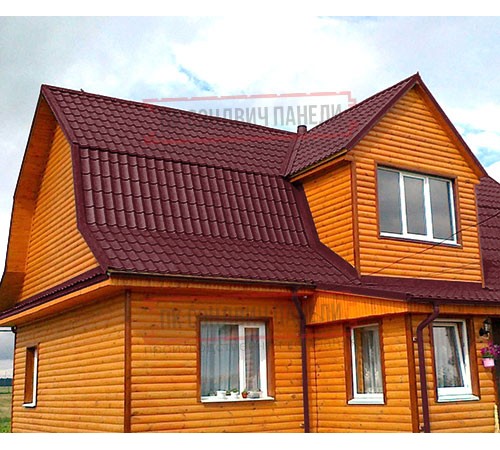Металлочерепица классик плюс RAL3005 Drap-0.45