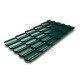Металлочерепица Квинта плюс 3D RAL6005 Quarzit-0,5