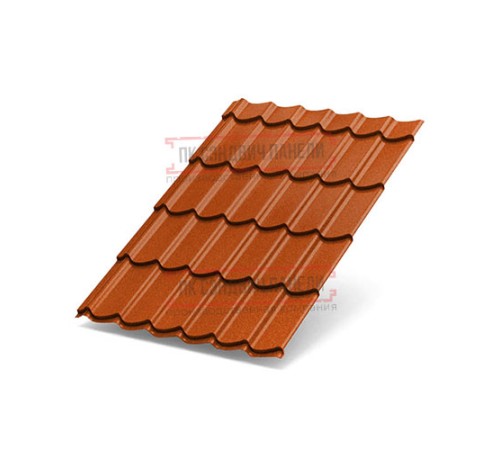 Металлочерепица Ламонтерра XL Copper/Copper AGNETA-0.5