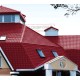 Металлочерепица Квадро профи RAL3003 Полиэстер-0,45