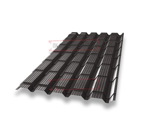 Металлочерепица Квадро профи RR32 Quarzit Pro Matt-0,5