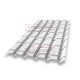 Металлочерепица Квадро профи RAL9003 Satin-0,5