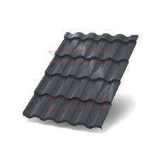 Металлочерепица Монтекристо-SL RAL7024 Призма-0.5