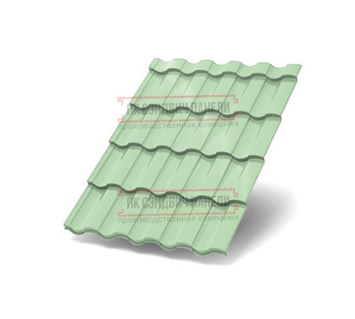 Металлочерепица Монтекристо-ML RAL6019 Norman-0.5