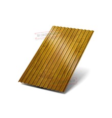 Профилированный лист МП10х1100 ECOSTEEL_T-ЗолотойДуб-0.5