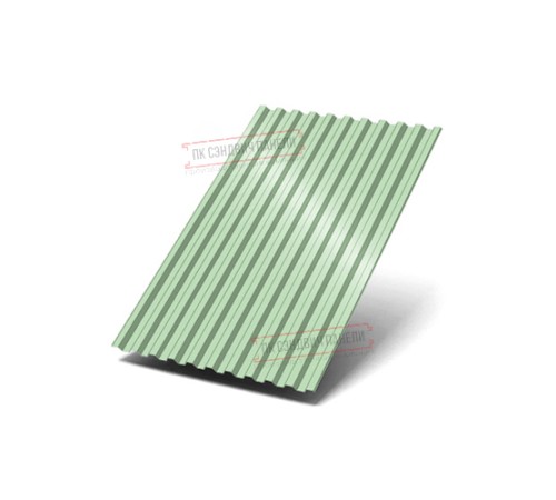 Профилированный лист C21х1000 Norman RAL6019-0.5