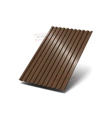 Профилированный лист C21х1000 ECOSTEEL_МАД-МореныйДуб-0.5