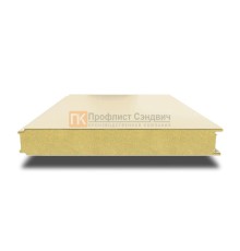 Сэндвич панели гладкие с пенополиуретаном, ширина 1200 мм, толщина 30 мм, 0.5/0.5, RAL1015