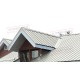 Сэндвич панели кровельные с пенополиизоциануратом, ширина 1000 мм, толщина 200 мм, 0.5/0.5, RAL9002