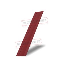 Крепежная планка жалюзи Milan,Tokyo 0,5 Rooftop Matte RAL 3011 коричнево-красный