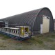 Профнастил H112ПГ-0.75, для бескаркасных ангаров, Полиэстер RAL 7024