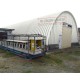 Профнастил H112ПГ-0.65, для бескаркасных ангаров, Полиэстер RAL 9003.