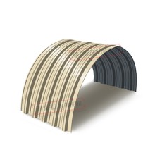 Профнастил НС35ПГ-0.5, Ширина-1100, Полиэстер RAL1015